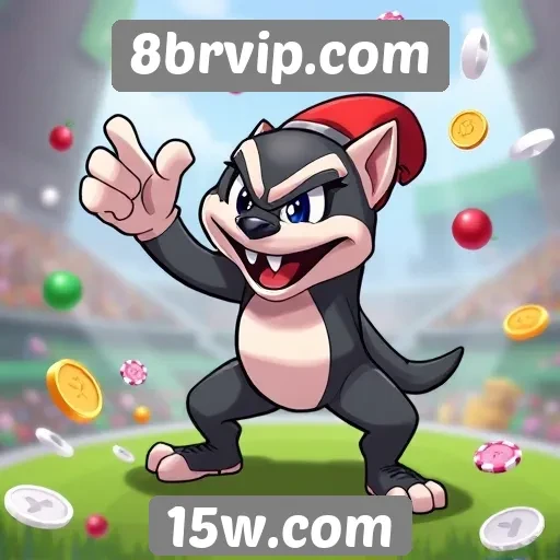 Variedade de jogos disponíveis no 8brvip